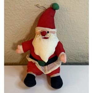 Vintage Santa Claus Kellogg's Corn Flakes Plush Nylon Doll Christmas Sasco 1996